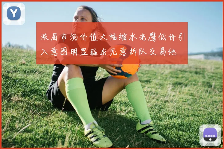 浓眉市场价值大幅缩水老鹰低价引入意图明显猛龙无意拆队交易他