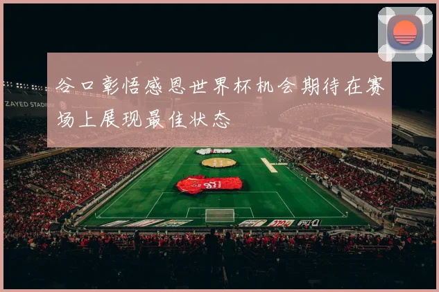 谷口彰悟感恩世界杯机会期待在赛场上展现最佳状态